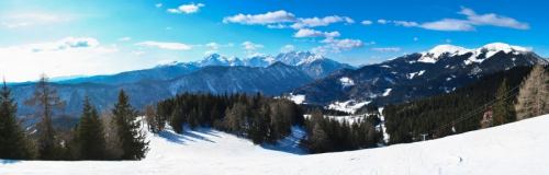 Panoramski pogled na okolico Španovega vrha