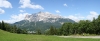 Na nasprotni strani doline v kateri leži Cortina d'Ampezzo
