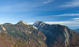 Košutica in greben Košute