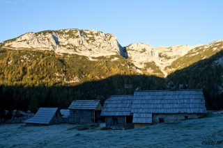 Planina v Lazu zjutraj