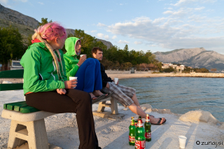 Banda na plaži