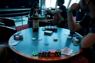 Poker na trajektu