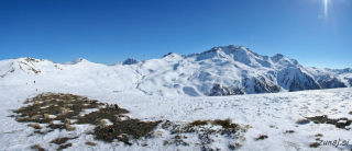 Pogled iz vrha krožničkov(L'homme de Pierre 2361m)