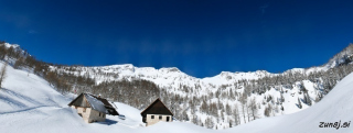 Lipanska planina in Mrežce nad njo