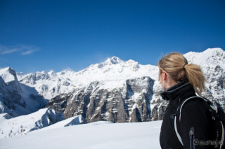 Anja in Triglav