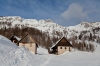 Blejska koča in Mrežce v ozadju