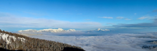 Pogled na Karavanke in KS Alpe