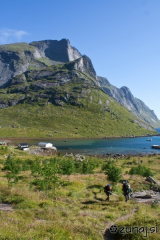 Zaliv in naselje Kjerkfjord