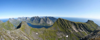 Pogled proti Kjerkfjordu in Half Domu
