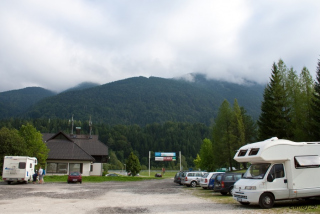 Pogled proti Trupejo obeta slabo vreme